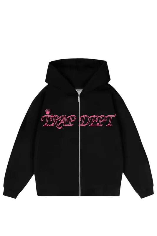 Pink Zip Up LA hoodies